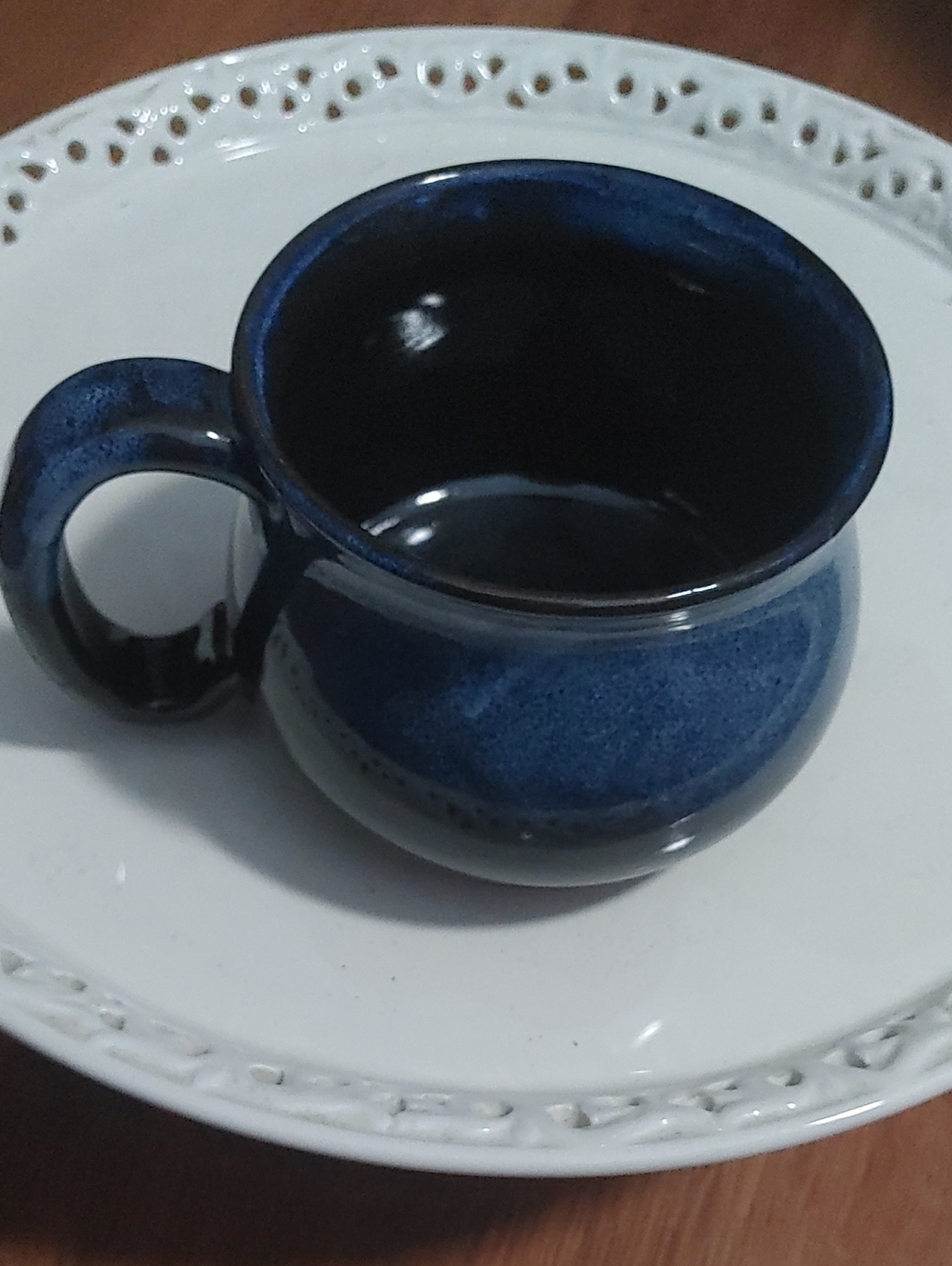 Handmade Deep Blue Mug